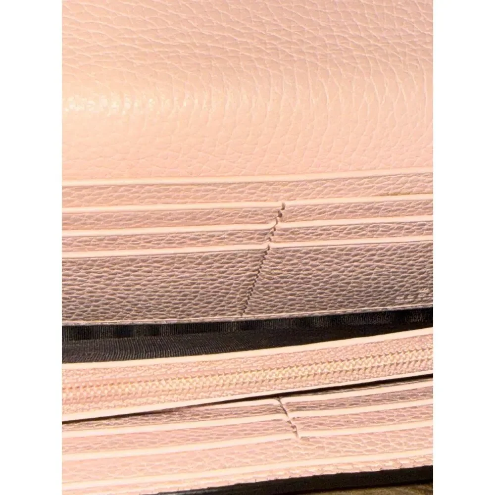 Gucci Blind for Love Bee Long Wallet – Pink Leather with Gold Hardware & Bee
